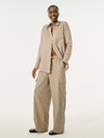 GAP Lanena srajca Boyfriend Shirt GAP