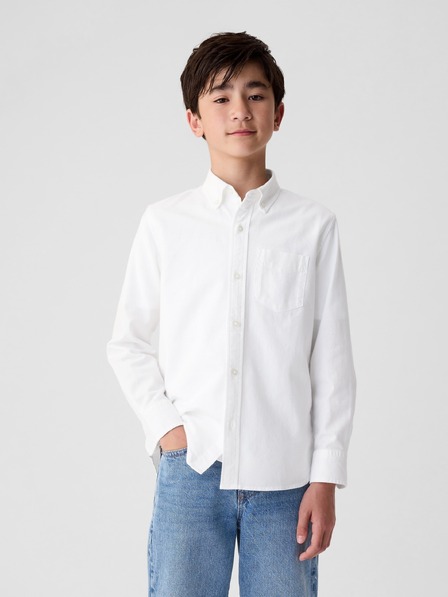 GAP Otroška oxford uniformna srajca GAP