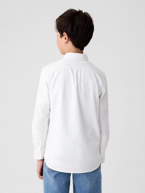 GAP Otroška oxford uniformna srajca GAP