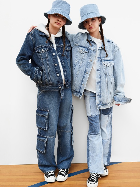 GAP Otroška džins jakna Unisex Gap