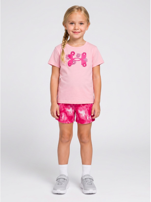 Under Armour Dekliški set Under Armour UA PRINTED BIKE SHORT SET