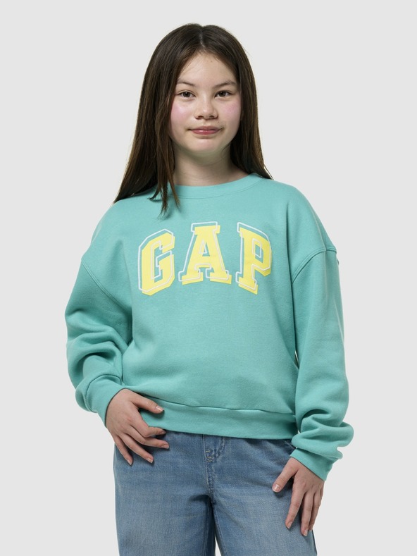 GAP Otroška prevelika jopa z logotipom GAP