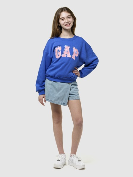 GAP Otroška prevelika jopa z logotipom GAP