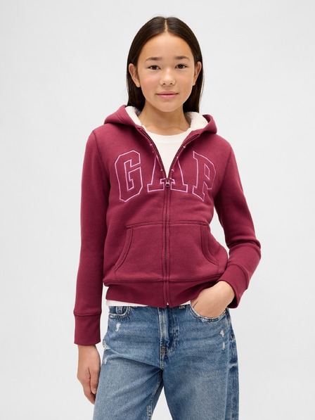 GAP Otroška topla jopica Logo Fleece GAP