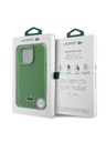 Lacoste Lacoste Iconic Petit Pique Woven Logo MagSafe Zadnji Ovitek za iPhone 16 Pro Green