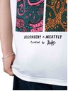 Meatfly Meatfly unisex majica Big Shock Linocut White