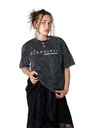 Meatfly Meatfly unisex majica Big Shock Krajdos Black Acid Wash