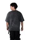 Meatfly Meatfly unisex majica Big Shock Krajdos Black Acid Wash