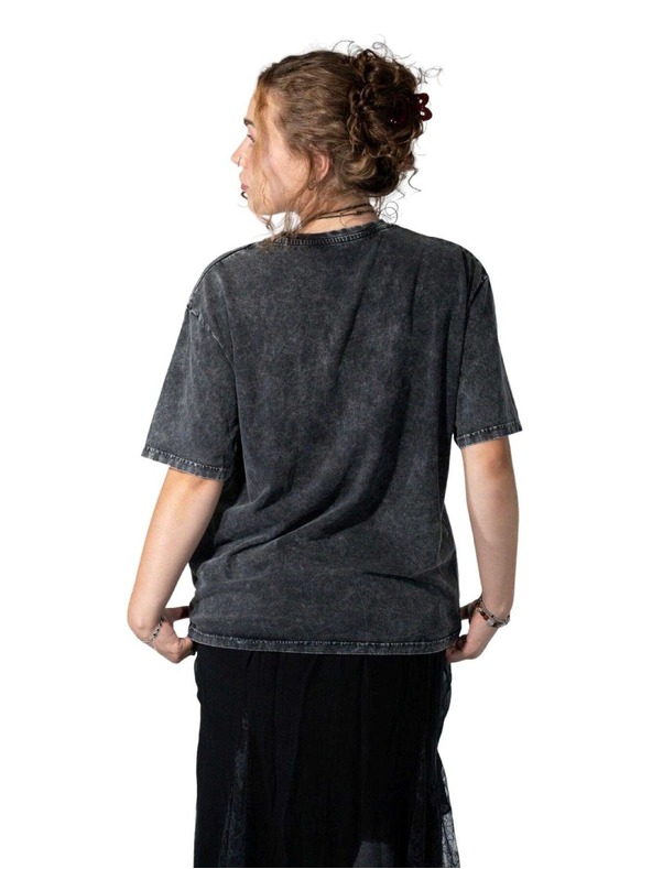 Meatfly Meatfly unisex majica Big Shock Krajdos Black Acid Wash