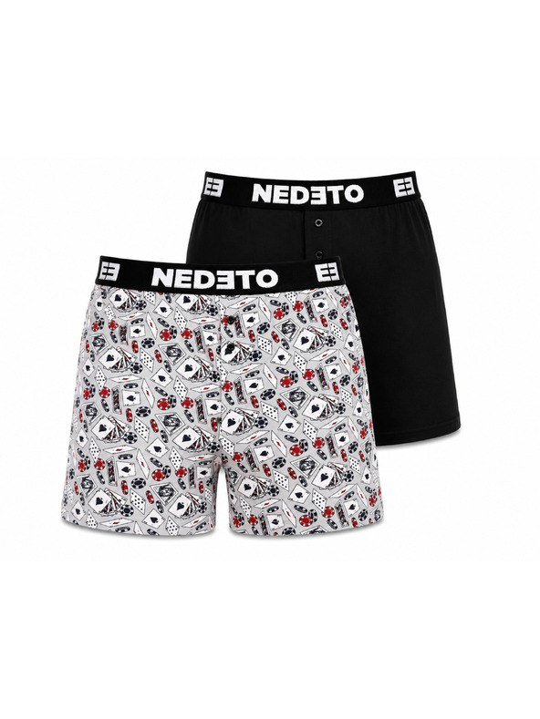 Nedeto Komplet dveh - moške spodnje hlače Nedeto večbarvne