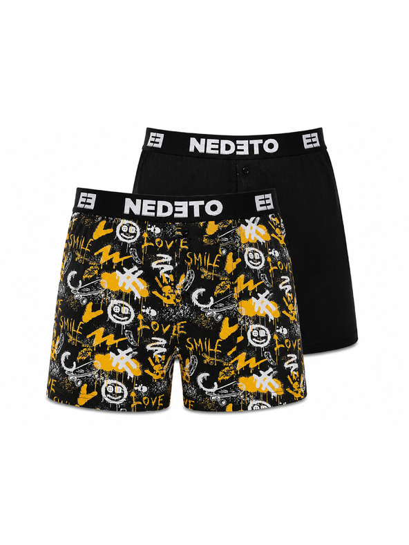 Nedeto Komplet dveh - moške spodnje hlače Nedeto večbarvne