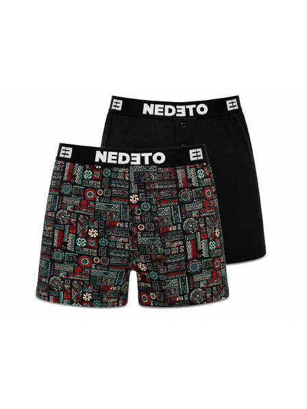 Nedeto Komplet dveh - moške spodnje hlače Nedeto večbarvne