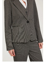 Moodo Enostranski blazer siv Moodo