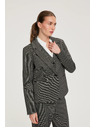 Moodo Enostranski blazer siv Moodo