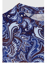 Moodo Bluza s paisley vzorcem temno modra Moodo