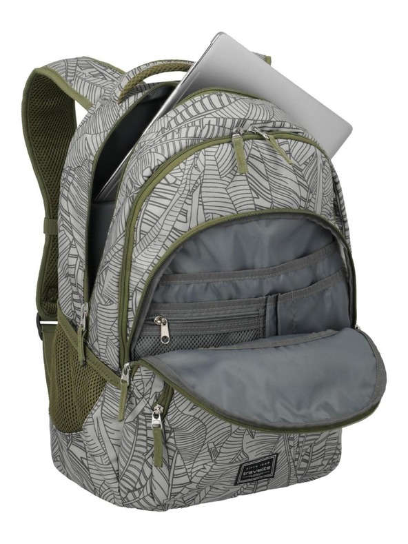 Travelite Nahrbtnik Travelite Basics Backpack Print Grey
