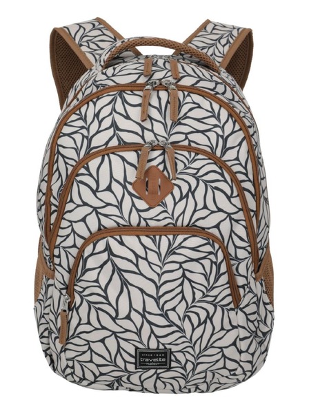 Travelite Nahrbtnik Travelite Basics Backpack Print Off-White