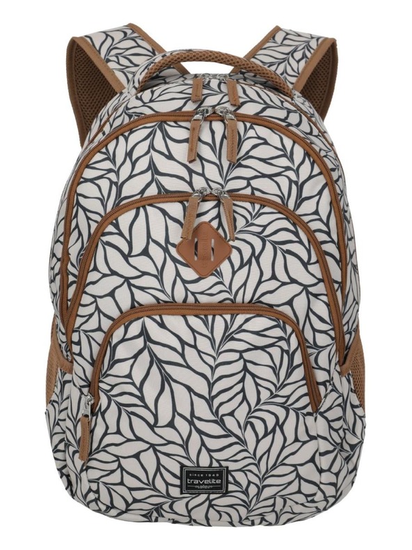Travelite Nahrbtnik Travelite Basics Backpack Print Off-White