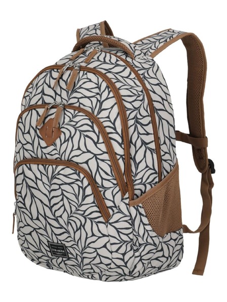 Travelite Nahrbtnik Travelite Basics Backpack Print Off-White