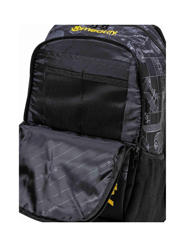 Meatfly Meatfly nahrbtnik Basejumper Blueprint Black 22 L