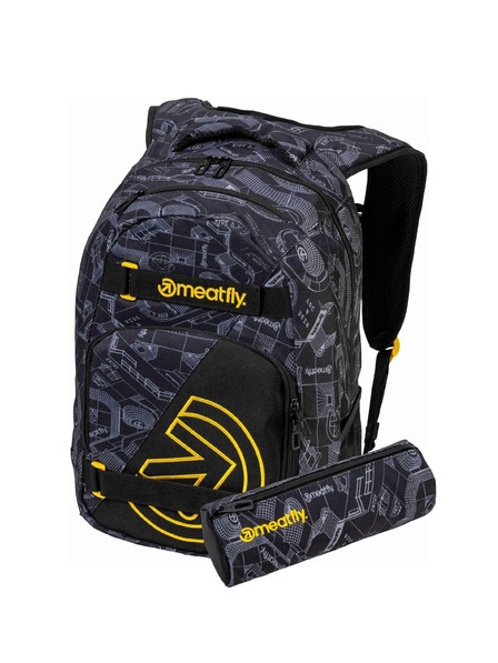 Meatfly Meatfly nahrbtnik Exile Blueprint Black 24 L