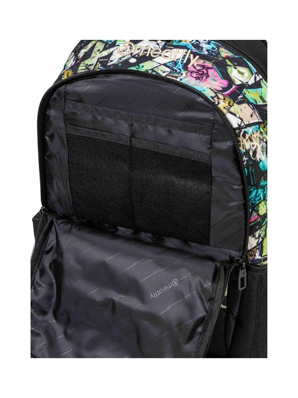 Meatfly Meatfly nahrbtnik Basejumper Green Graffity 22 L