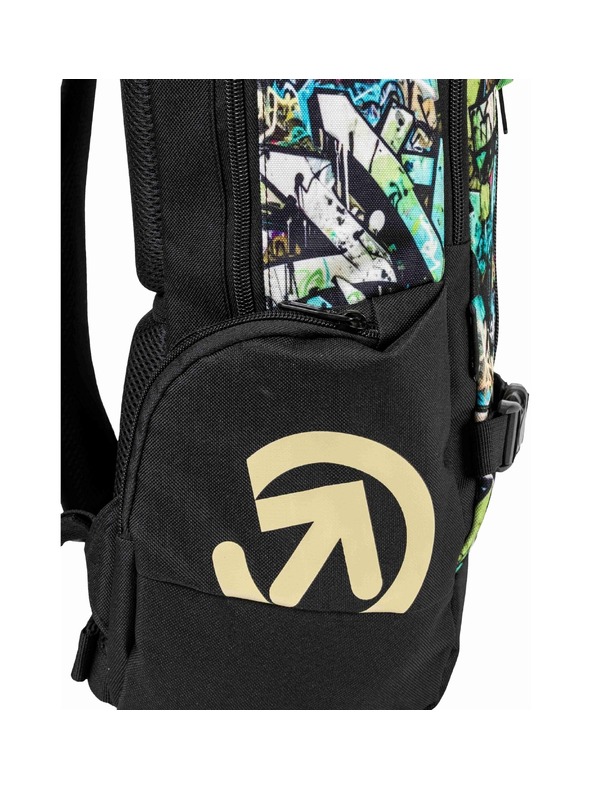 Meatfly Meatfly nahrbtnik Basejumper Green Graffity 22 L
