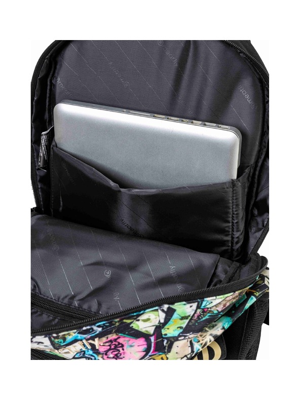 Meatfly Meatfly nahrbtnik Basejumper Green Graffity 22 L