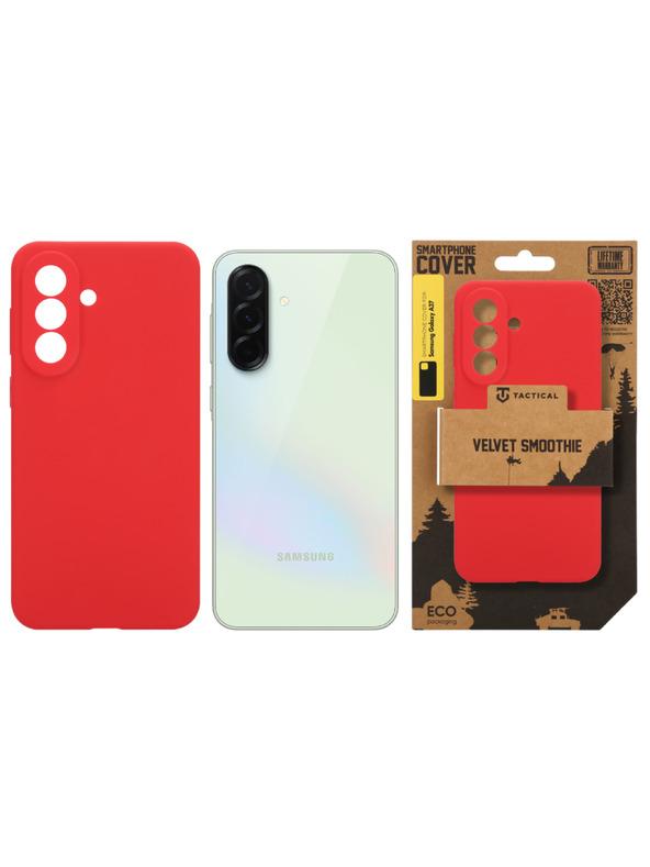 Tactical Tactical Velvet Smoothie Ohišče za Samsung Galaxy A37 Chilli