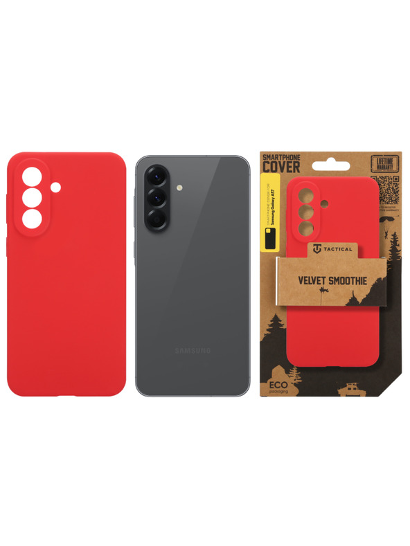 Tactical Tactical Velvet Smoothie Ohišče za Samsung Galaxy A57 Chilli