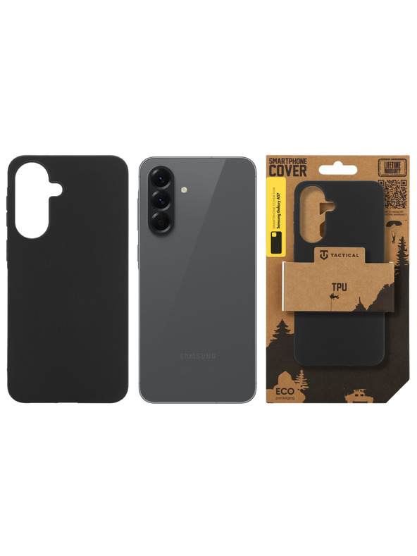 Tactical Tactical TPU Ohišče za Samsung Galaxy A57 Črna