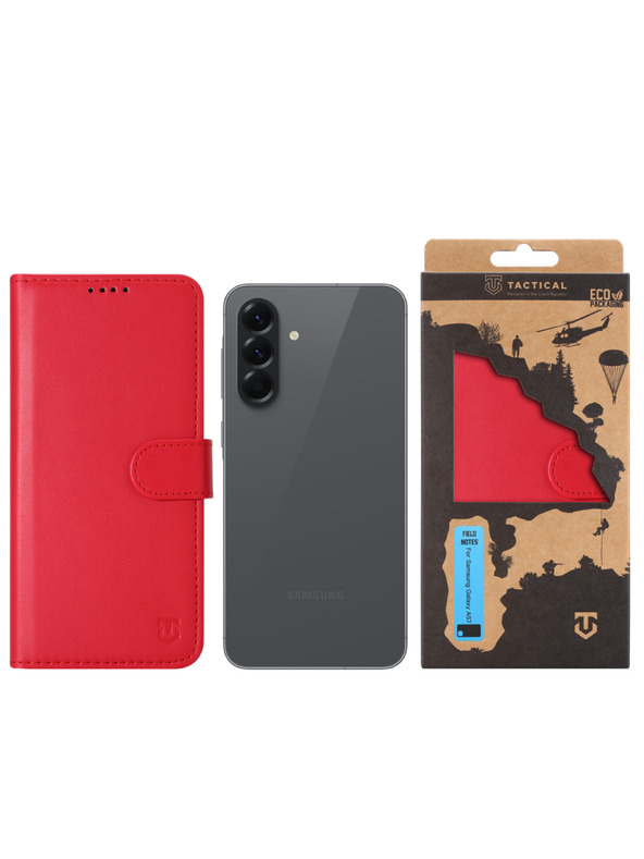 Tactical Tactical Field Notes za Samsung Galaxy A57 Rdeča