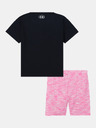 Under Armour Dekliški set Under Armour UA TWIST BIKE SHORT SET-BLK