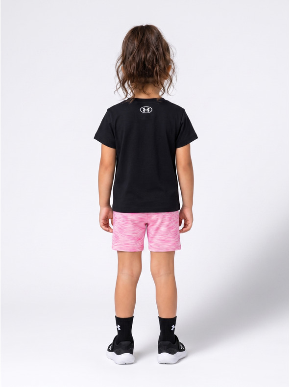 Under Armour Dekliški set Under Armour UA TWIST BIKE SHORT SET-BLK