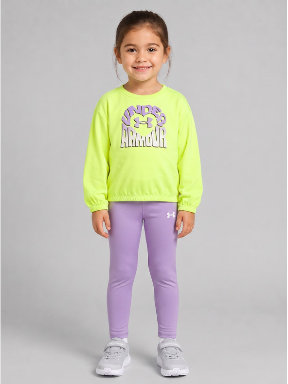 Under Armour Dekliški set Under Armour UA CREWNECK LEGGING SET
