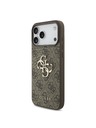 Guess Guess PU 4G Metal Logo Zadnji ovoj za iPhone 18 Pro Brown