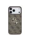 Guess Guess PU 4G Metal Logo Zadnji ovoj za iPhone 18 Pro Brown