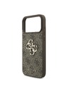 Guess Guess PU 4G Metal Logo Zadnji ovoj za iPhone 18 Pro Brown