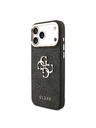 Guess Guess PU Leather 4G Metal Logo Gold Frame Zadnji ovoj za iPhone 18 Pro Max Black
