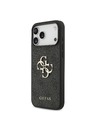 Guess Guess PU 4G Metal Logo Zadnji ovoj za iPhone 18 Pro Max Grey