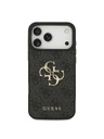 Guess Guess PU 4G Metal Logo Zadnji ovoj za iPhone 18 Pro Max Grey