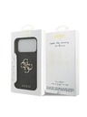 Guess Guess PU 4G Metal Logo Zadnji ovoj za iPhone 18 Pro Max Grey