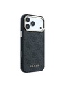 Guess Guess PU Leather 4G Gold Frame MagSafe Zadnji ovoj za iPhone 18 Pro Max Black