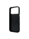 Guess Guess PU Leather 4G Gold Frame MagSafe Zadnji ovoj za iPhone 18 Pro Max Black