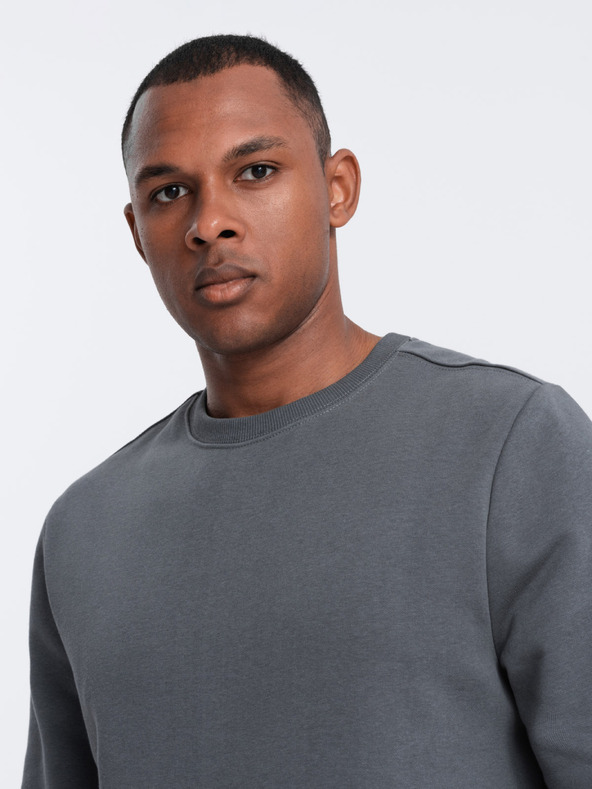 Ombre Clothing Moška bombažna jopa BASIC Ombre Clothing