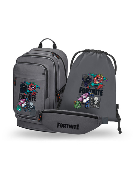 BAAGL  BAAGL SADA 3 Cubic Fortnite Squad: batoh, vrecko, ledvinka GRS