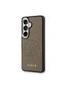 Guess Guess PU Perforated 4G Logo Magnetic Zadnji Ovitek za Samsung Galaxy S26 Brown