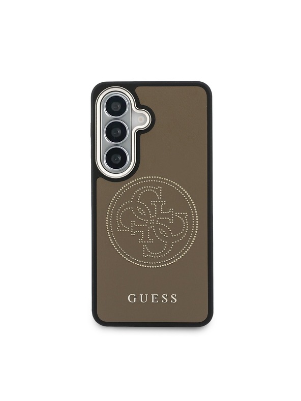 Guess Guess PU Perforated 4G Logo Magnetic Zadnji Ovitek za Samsung Galaxy S26 Brown