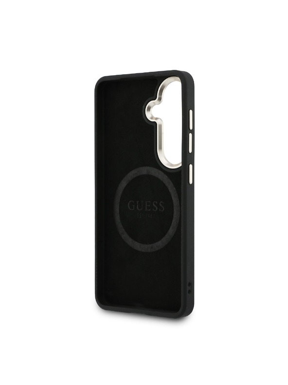 Guess Guess PU Perforated 4G Logo Magnetic Zadnji Ovitek za Samsung Galaxy S26 Brown