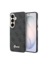 Guess Guess PU 4G Script Metal Logo Magnetic Zadnji Ovitek za Samsung Galaxy S26 Black